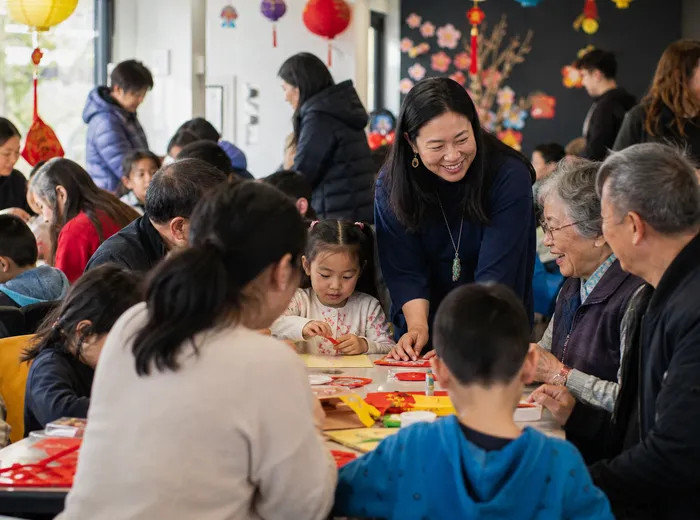 Community activity with families